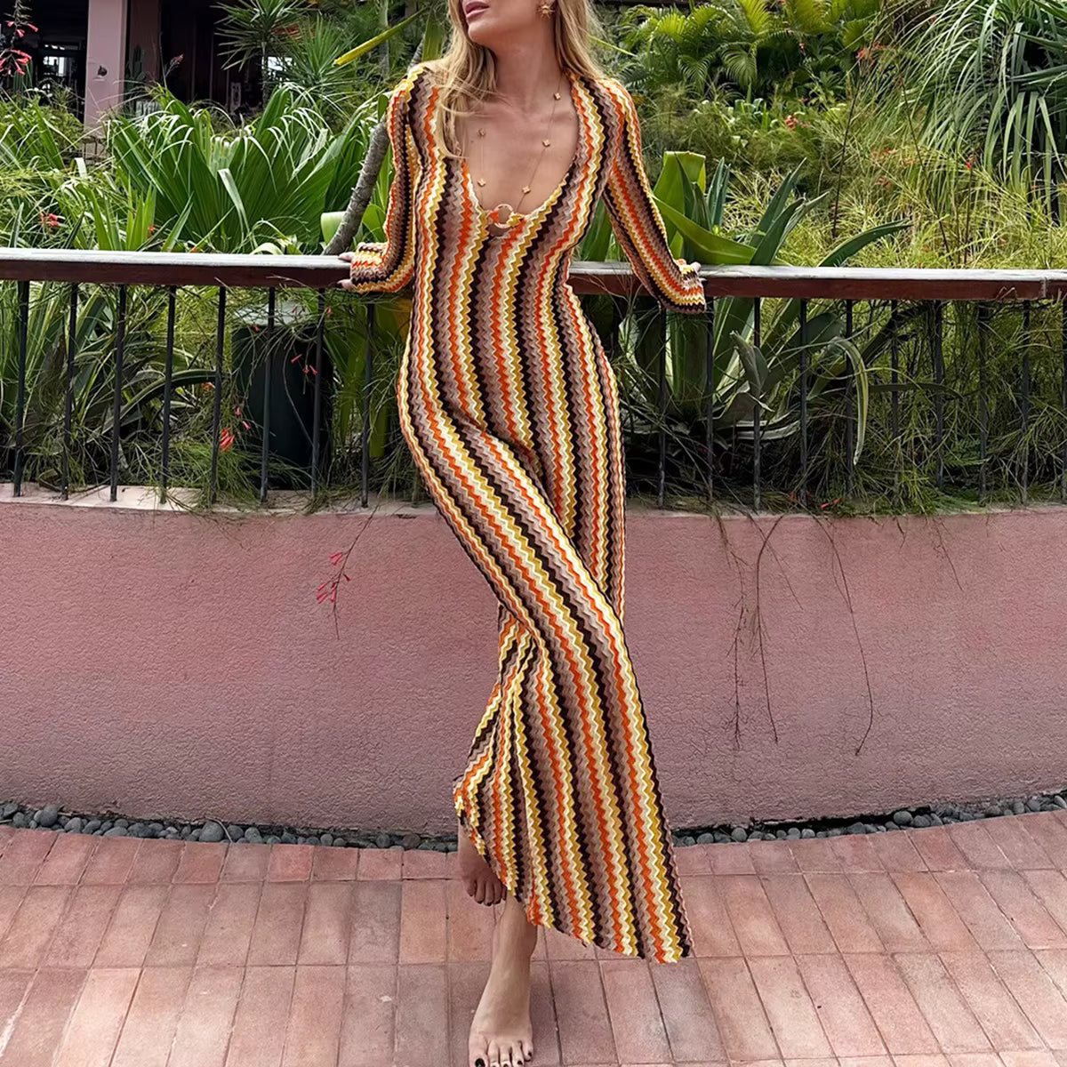 Marrakech Crochet Maxi Dress