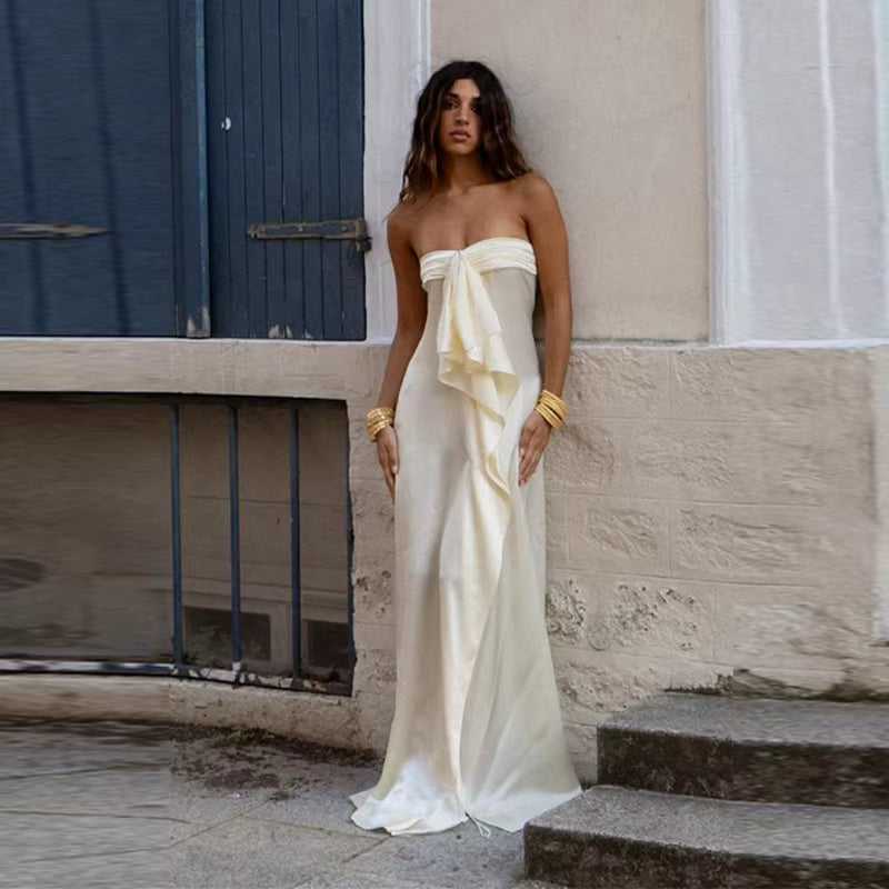 Thessaly Bow Maxi Dress