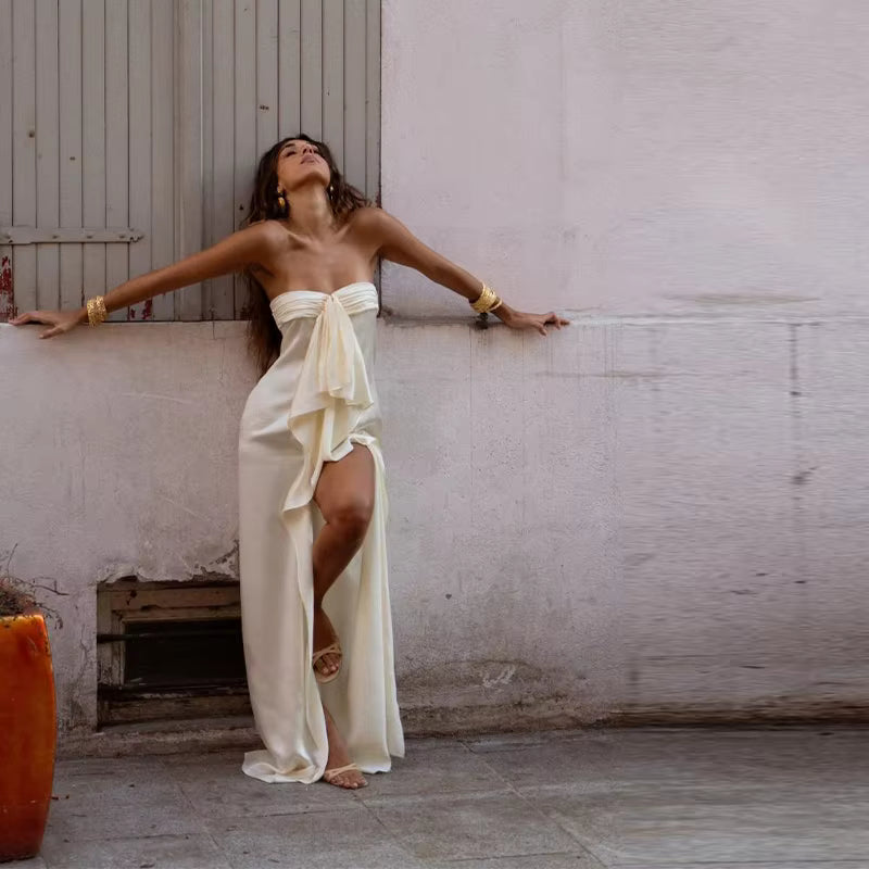 Thessaly Bow Maxi Dress