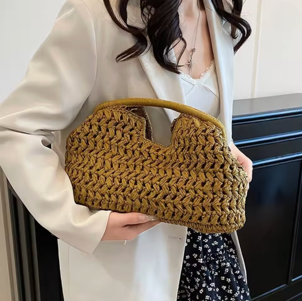 Java Woven Knot Shoulder Bag
