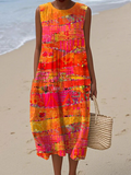 MAYA | SUNSET MIDI DRESS