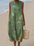 FREYA | WOODLAND MIDI DRESS