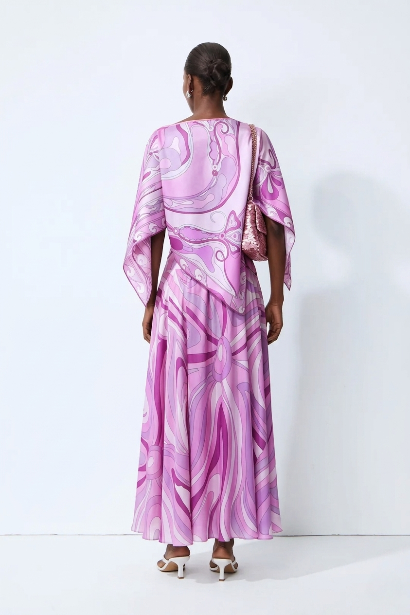 Camellia Cape Maxi Co-Ord