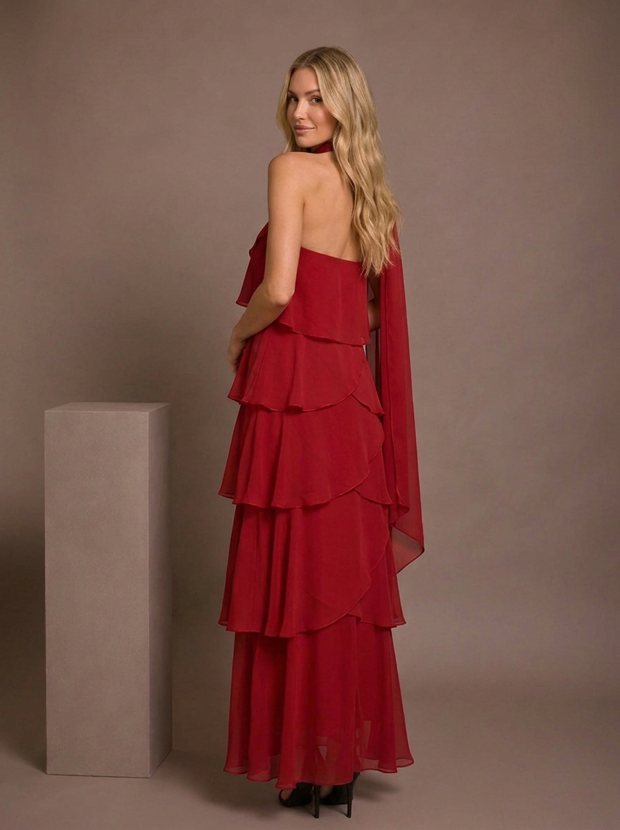 Constance Tiered Ruffle Maxi Dress
