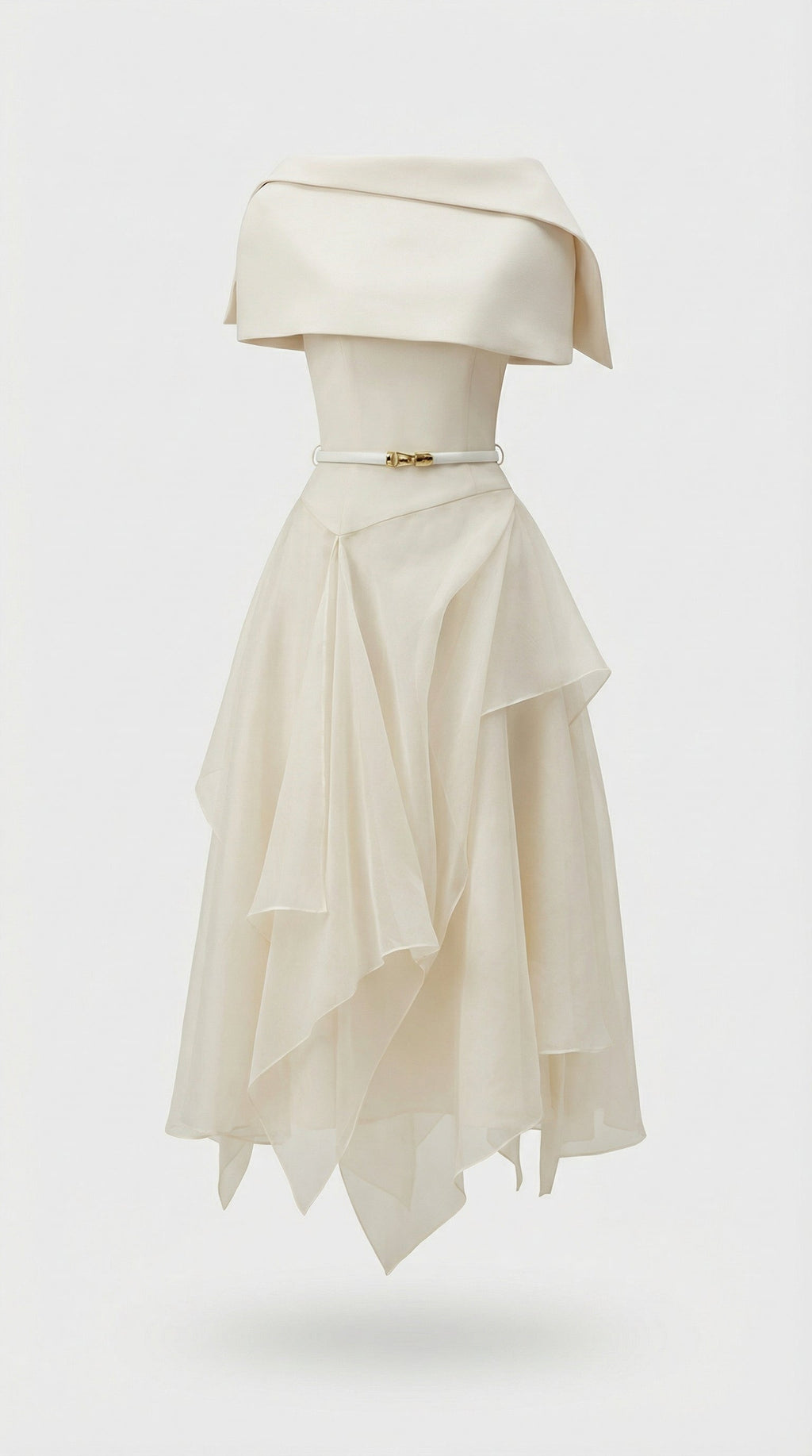 Lia Gauze Cloak Dress