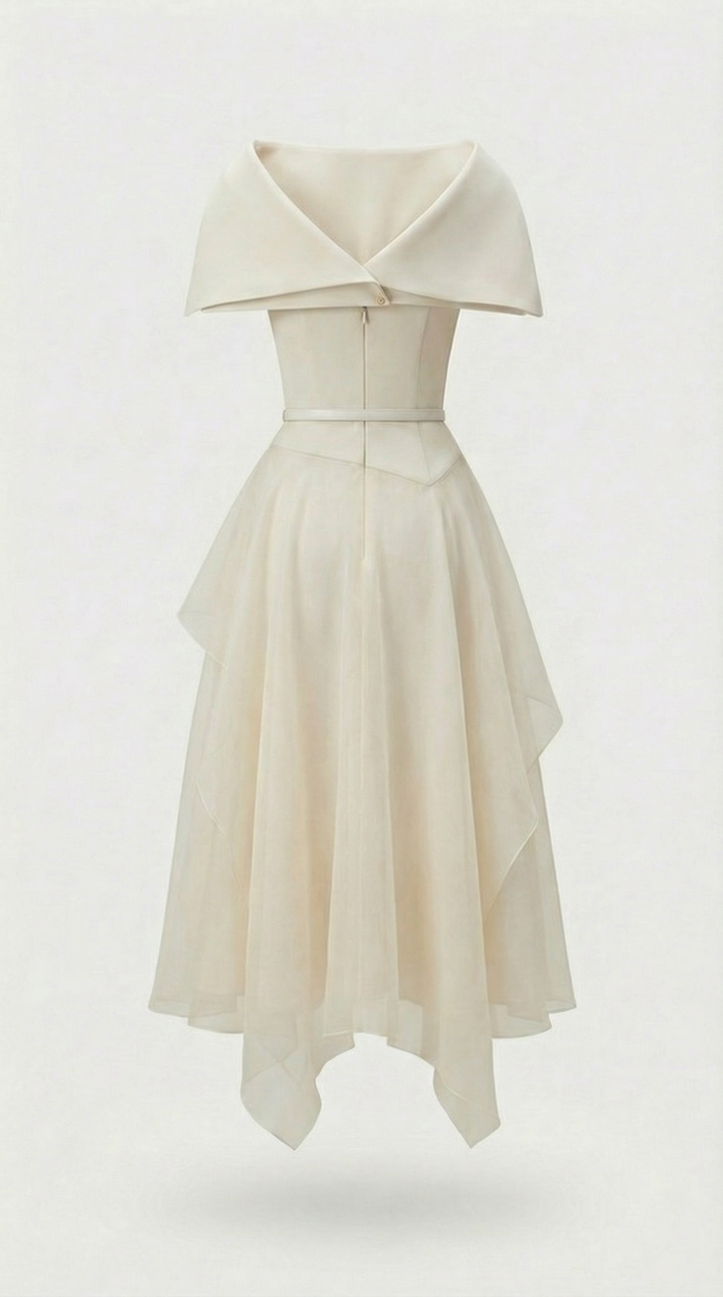 Lia Gauze Cloak Dress