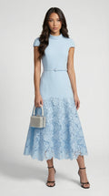 Vesna Parisian Blue Lace Midi