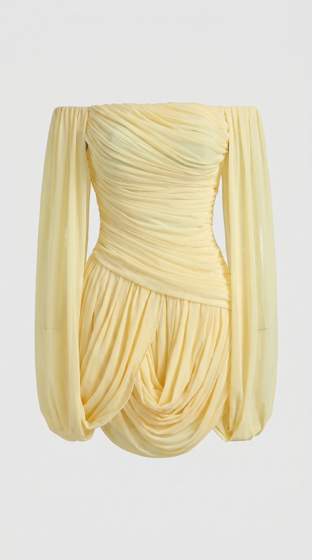 Lana Draped Cape Mini Dress