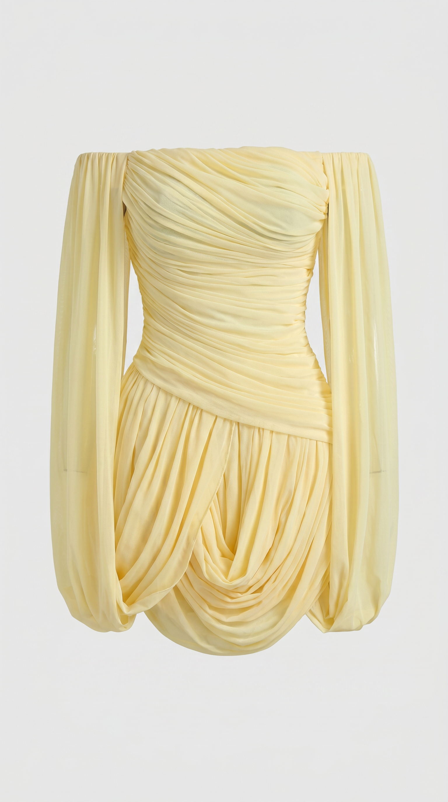 Lana Draped Cape Mini Dress