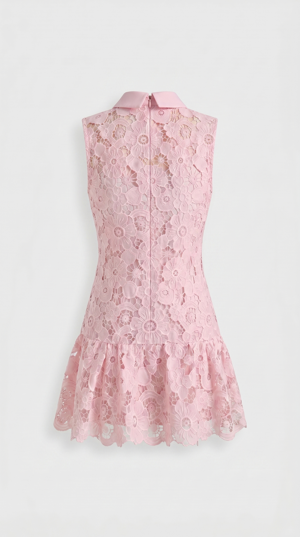 Mila Collared Lace Mini Dress