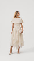 Lia Gauze Cloak Dress