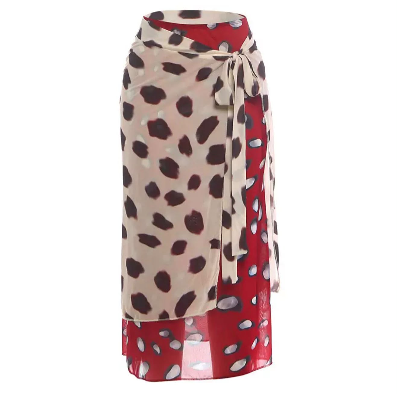 Lucia Polka Sarong Skirt