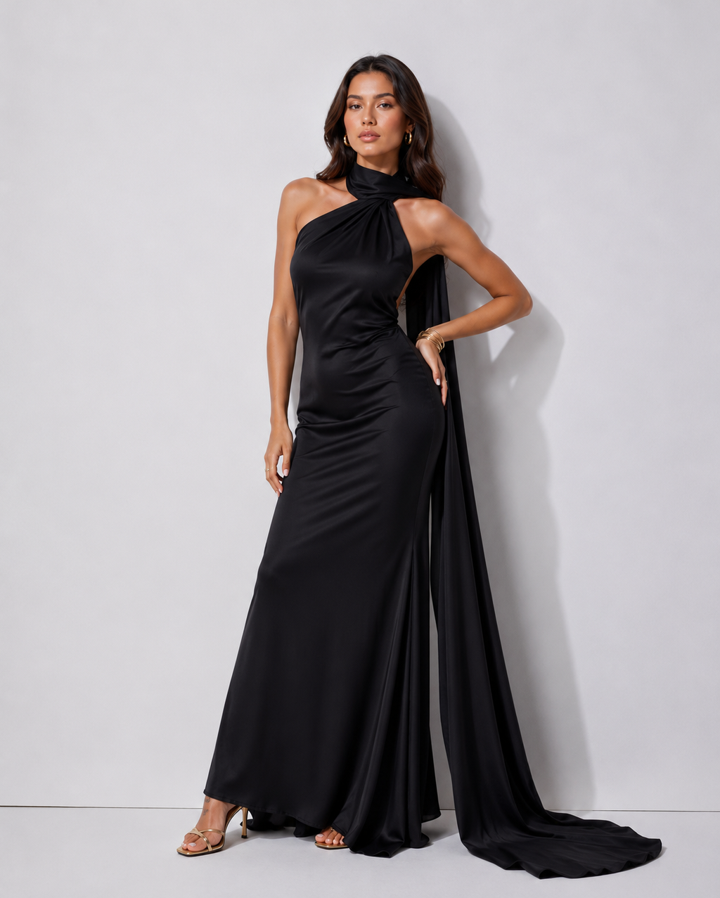 Marella One-Shoulder Maxi