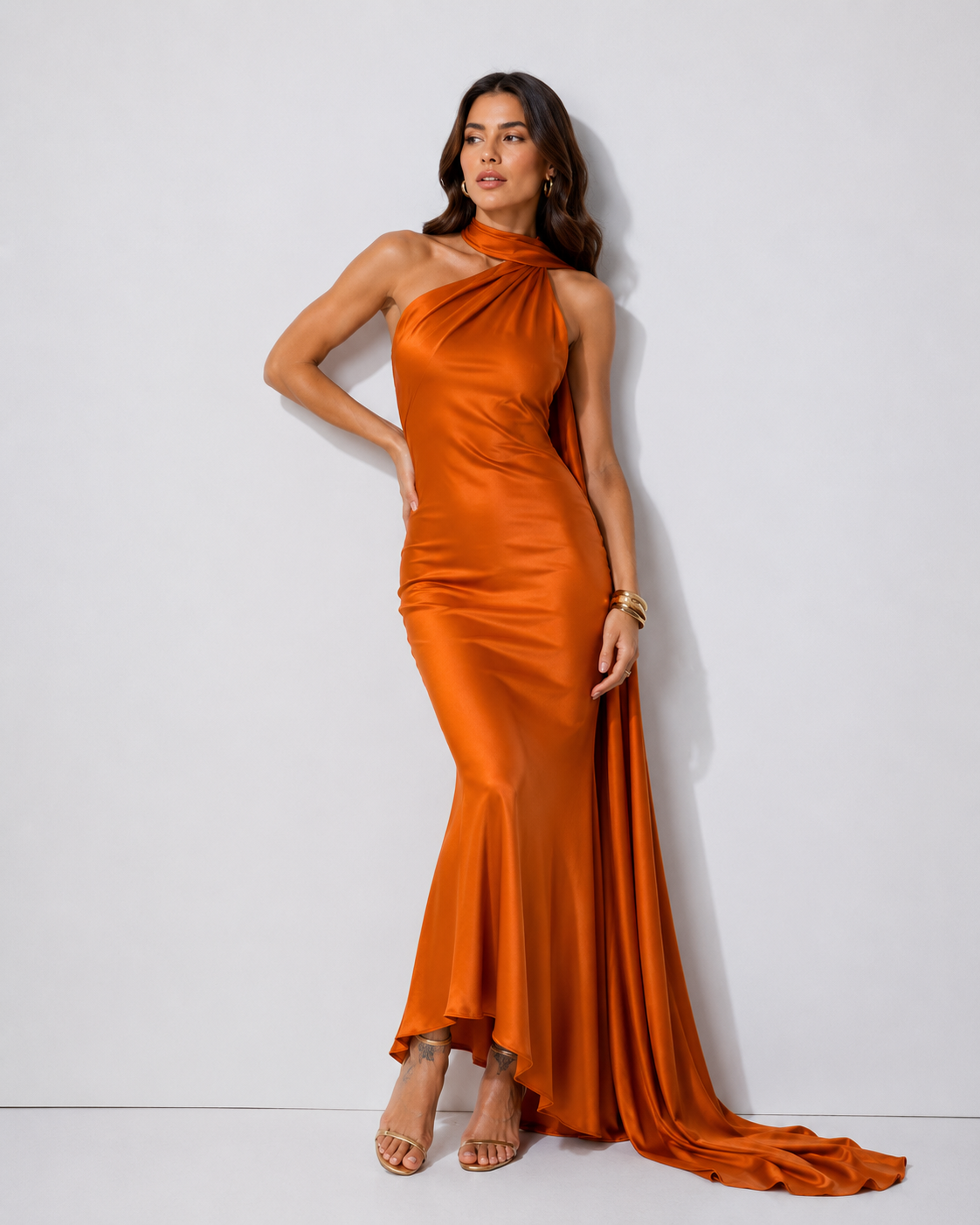 Marella One-Shoulder Maxi