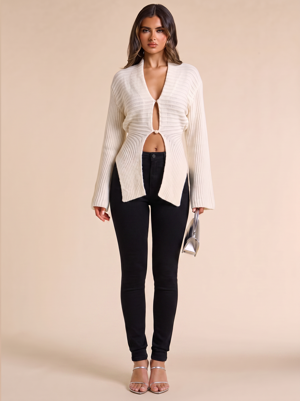 Romina Ribbed Cardigan
