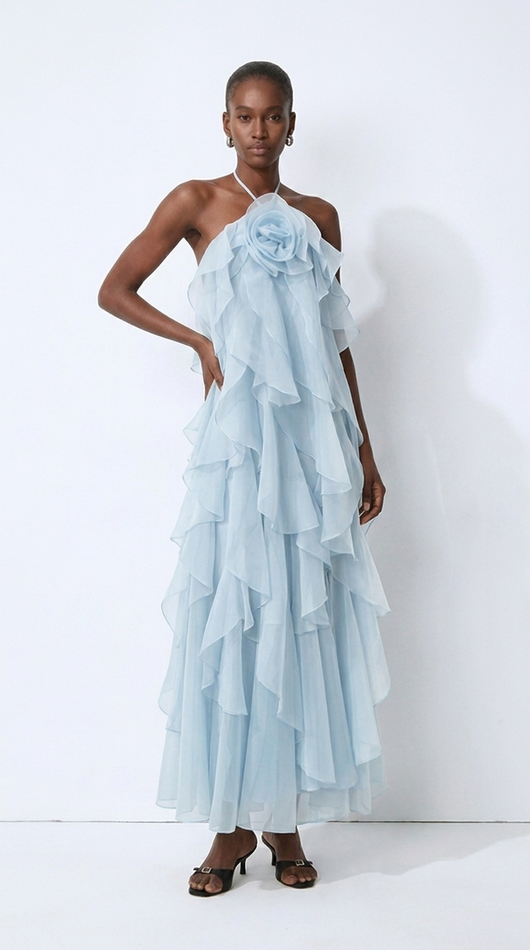 Seraphine Ruffle Maxi Dress
