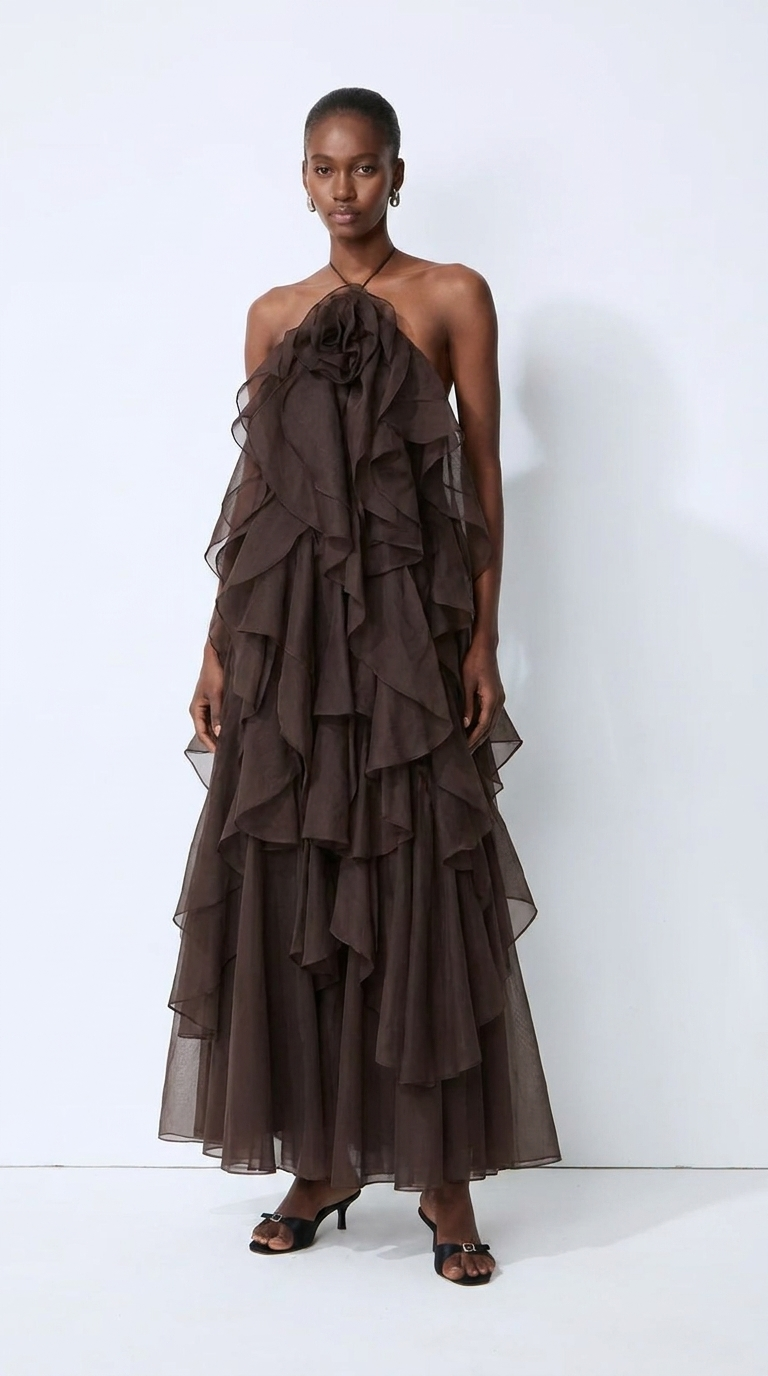 Seraphine Ruffle Maxi Dress