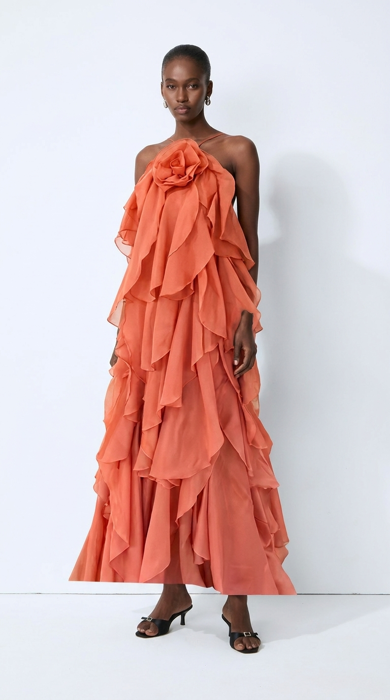 Seraphine Ruffle Maxi Dress