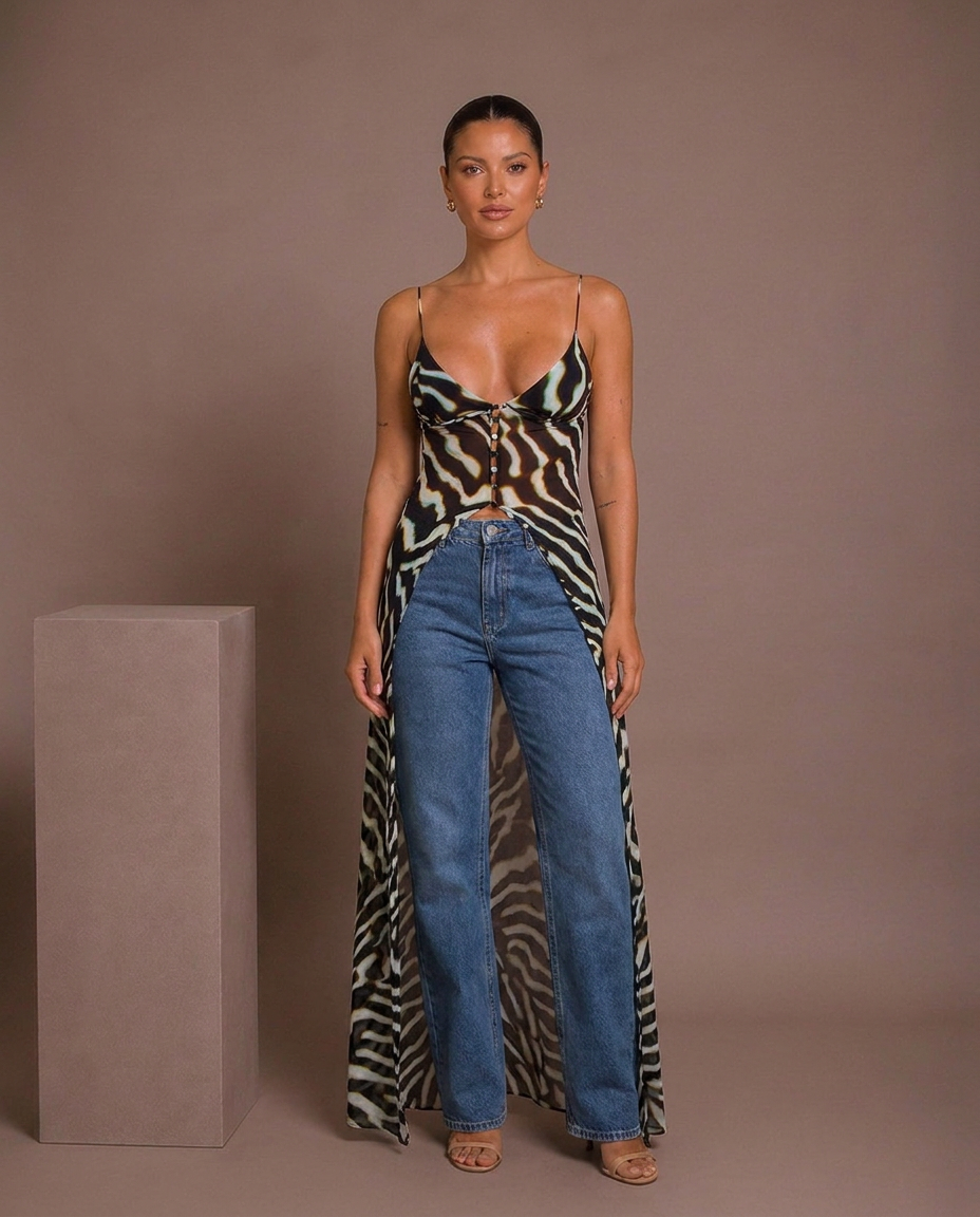Serengeti Maxi Cami Top