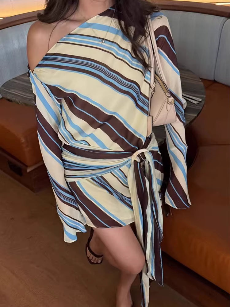 Porto Stripe Wrap Mini