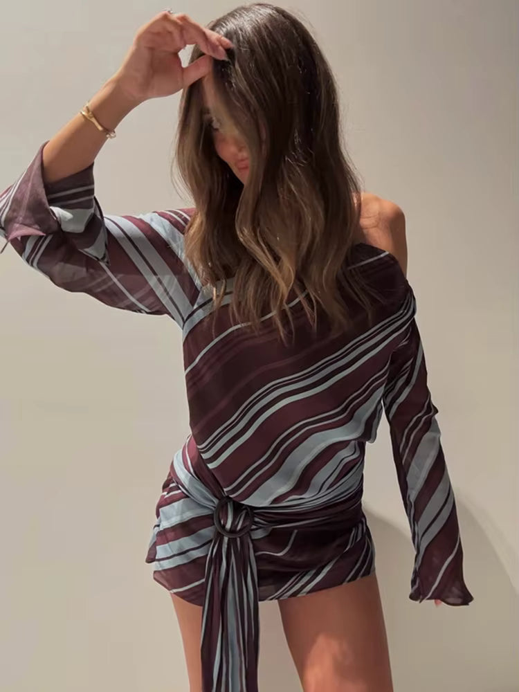 Porto Stripe Wrap Mini