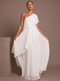 Marlene Asymmetric Ruffle Dress