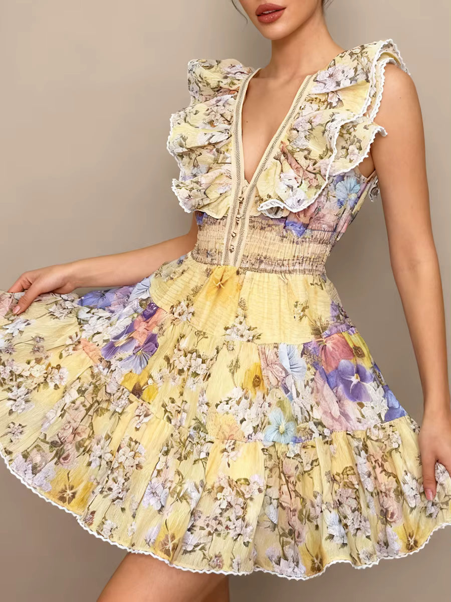 Mimosa Ruffle Mini